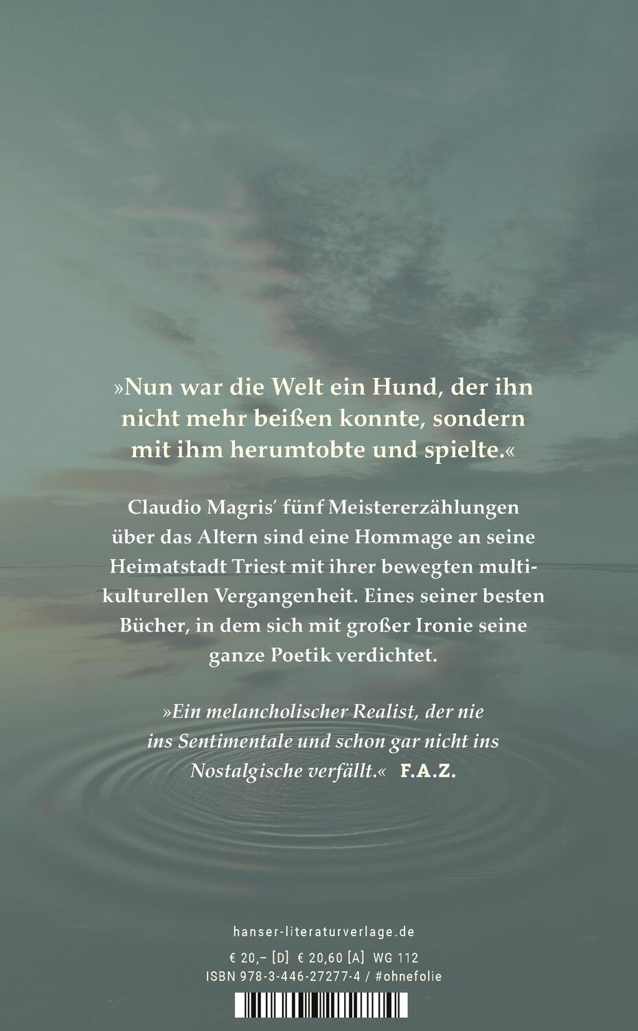 Bild: 9783446272774 | Gekrümmte Zeit in Krems | Erzählungen | Claudio Magris | Buch | 2022