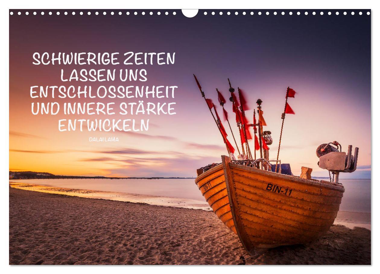 Bild: 9783435123155 | Motivation und Meer (Wandkalender 2025 DIN A3 quer), CALVENDO...