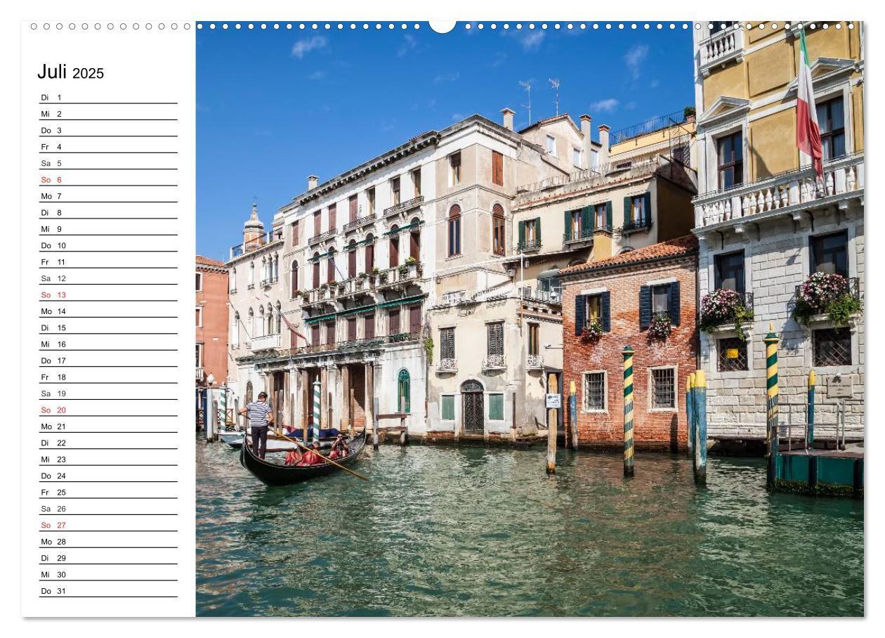 Bild: 9783435508471 | VENEDIG Eine Tour auf dem Canal Grande (Wandkalender 2025 DIN A2...