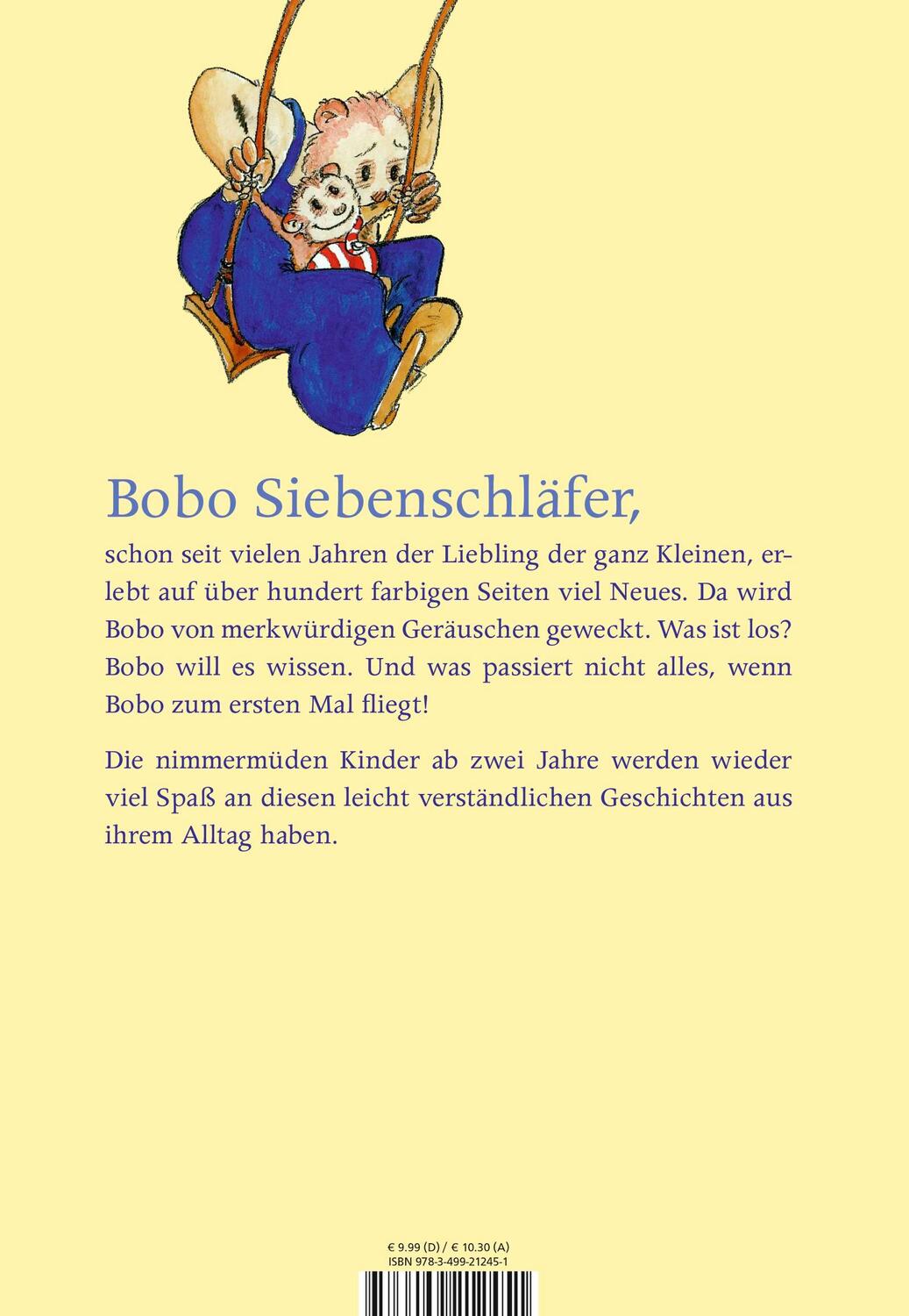 Rückseite: 9783757100629 | Bobo Siebenschläfer ist wieder da | Bildgeschichten für ganz Kleine