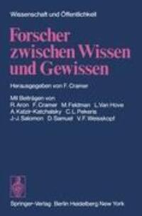 Cover: 9783540069386 | Forscher zwischen Wissen und Gewissen | F. Cramer | Taschenbuch | viii