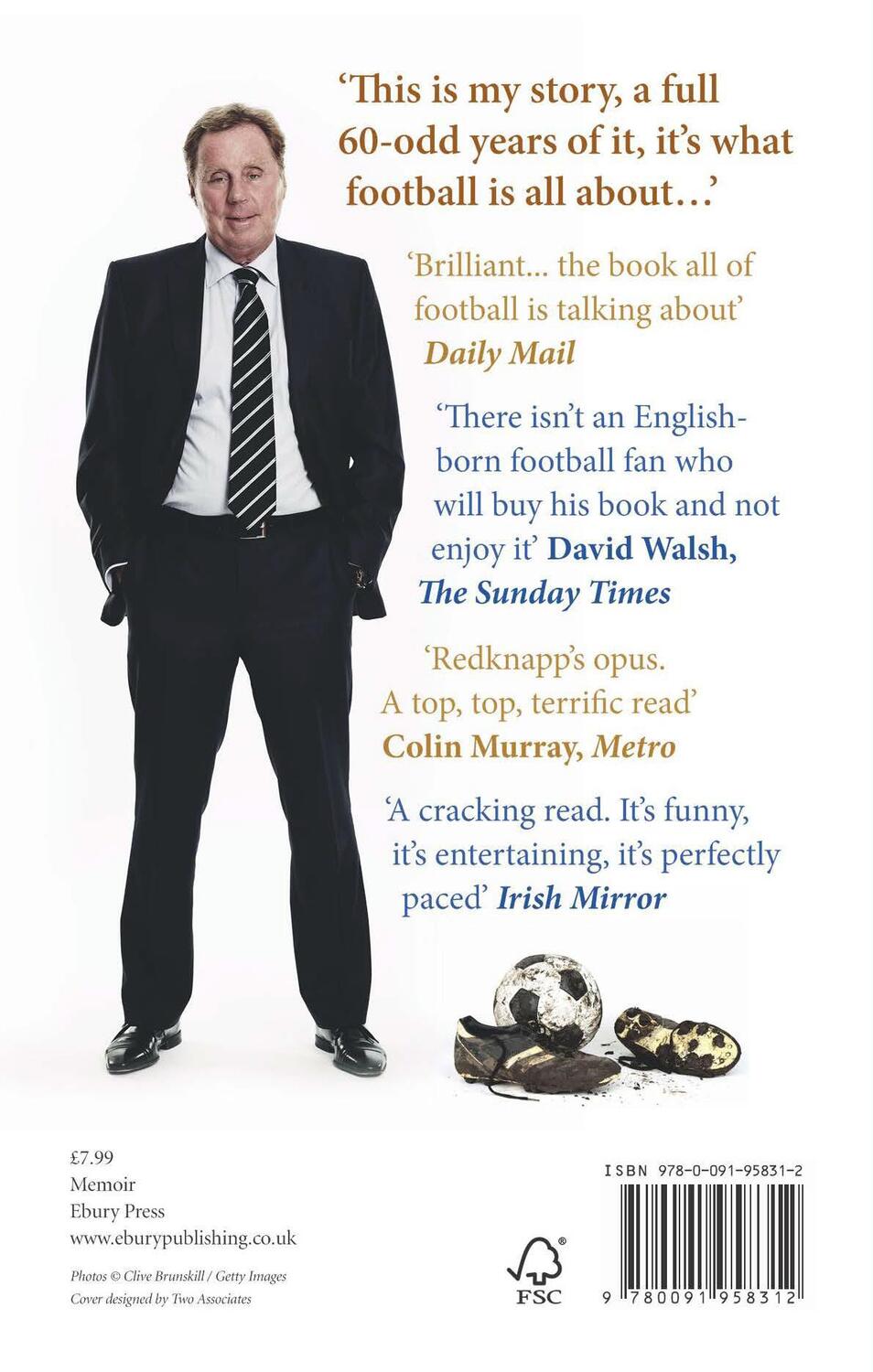 Rückseite: 9780091958312 | Always Managing | My Autobiography | Harry Redknapp | Taschenbuch