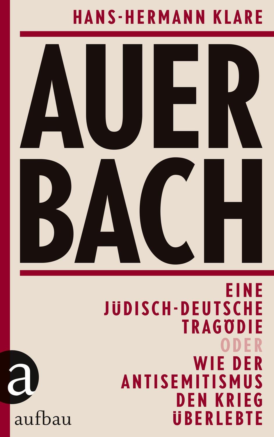 Cover: 9783351038960 | Auerbach | Hans-Hermann Klare | Buch | Deutsch | 2022