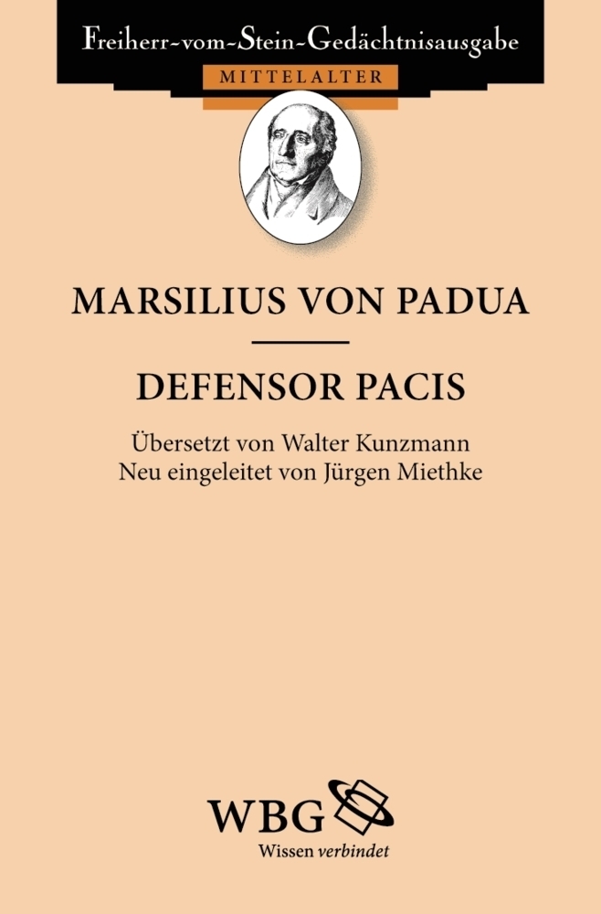 Cover: 9783534742813 | Defensor Pacis | Jürgen Miethke (u. a.) | Buch | 1339 S. | Deutsch