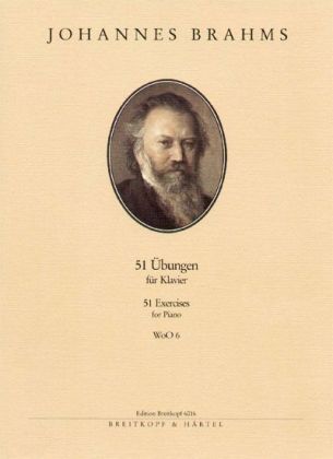 Cover: 9790004165591 | 51 Übungen, Klavier | Johannes Brahms | Buch | Deutsch