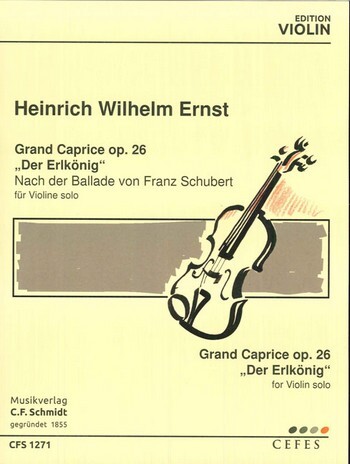 Cover: 9790500331667 | Konzert-Fantasie über Der Erlkönig für Violine | Ernst | Buch