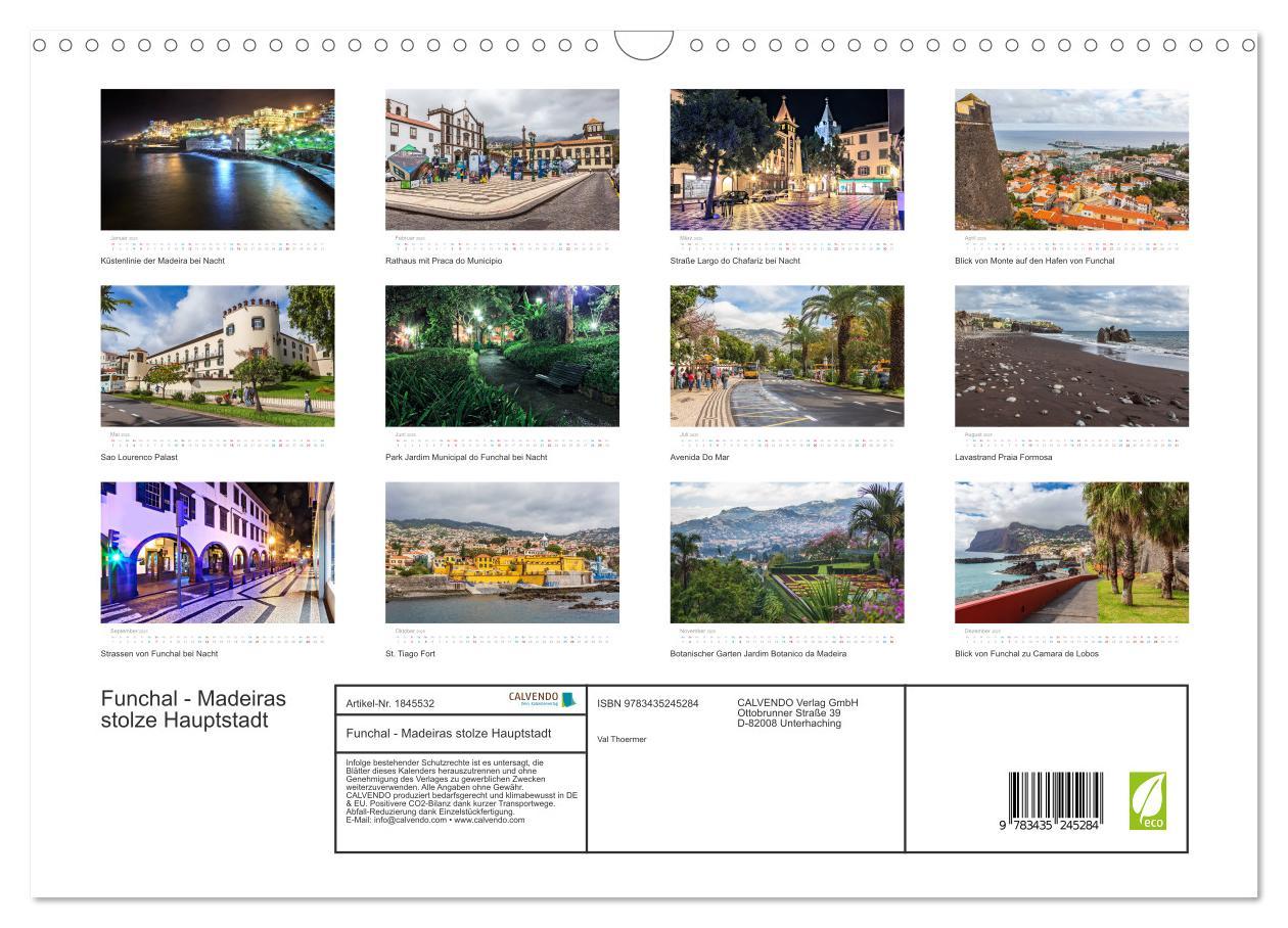 Bild: 9783435245284 | Funchal - Madeiras stolze Hauptstadt (Wandkalender 2025 DIN A3...