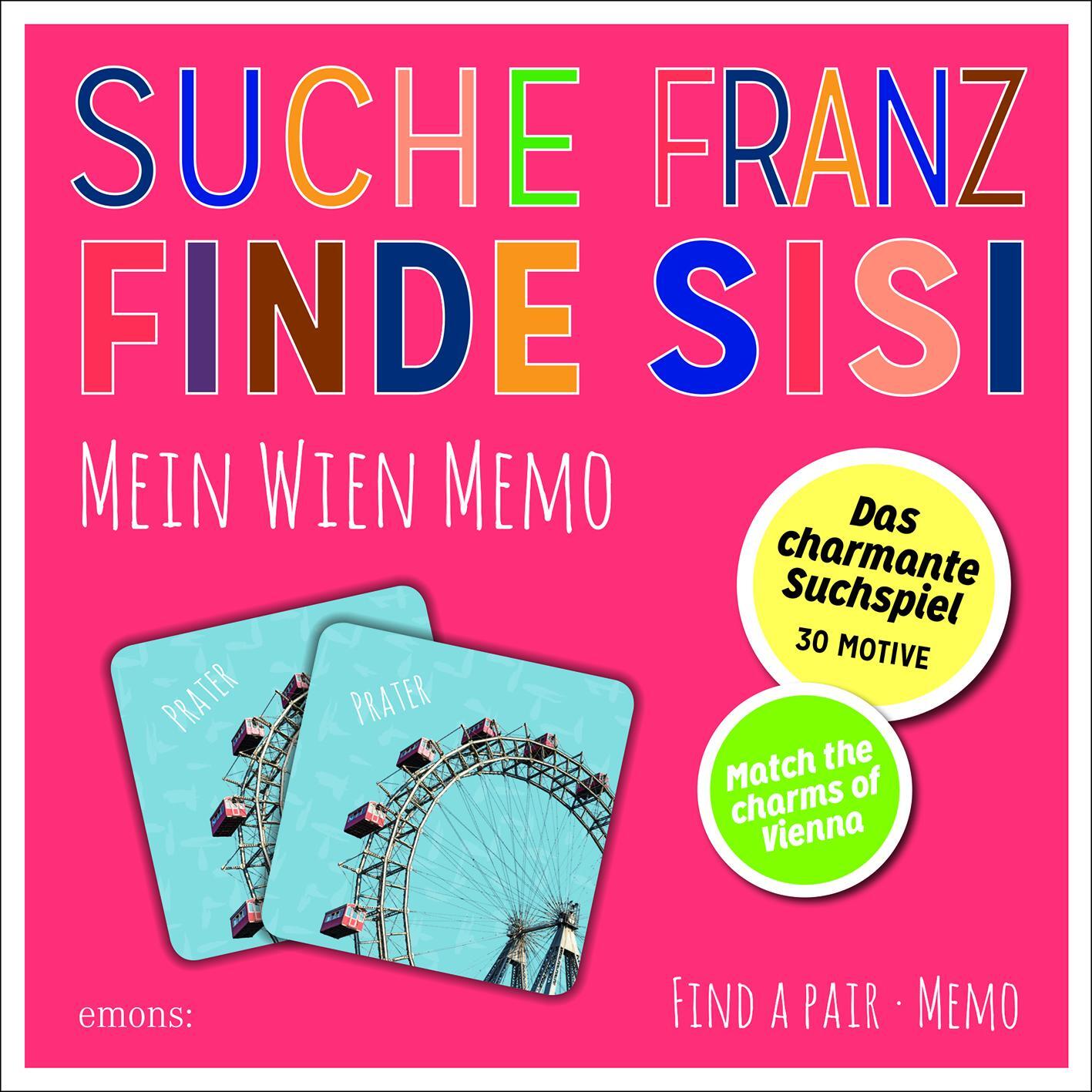 Cover: 4260455190442 | Suche Franz - Finde Sisi. Mein Wien Memo | Das charmante Suchspiel
