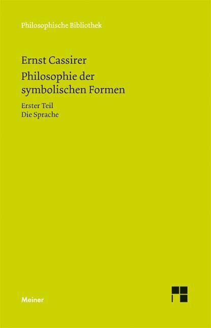 Cover: 9783787319534 | Philosophie der symbolischen Formen | Erster Teil - Die Sprache | Buch