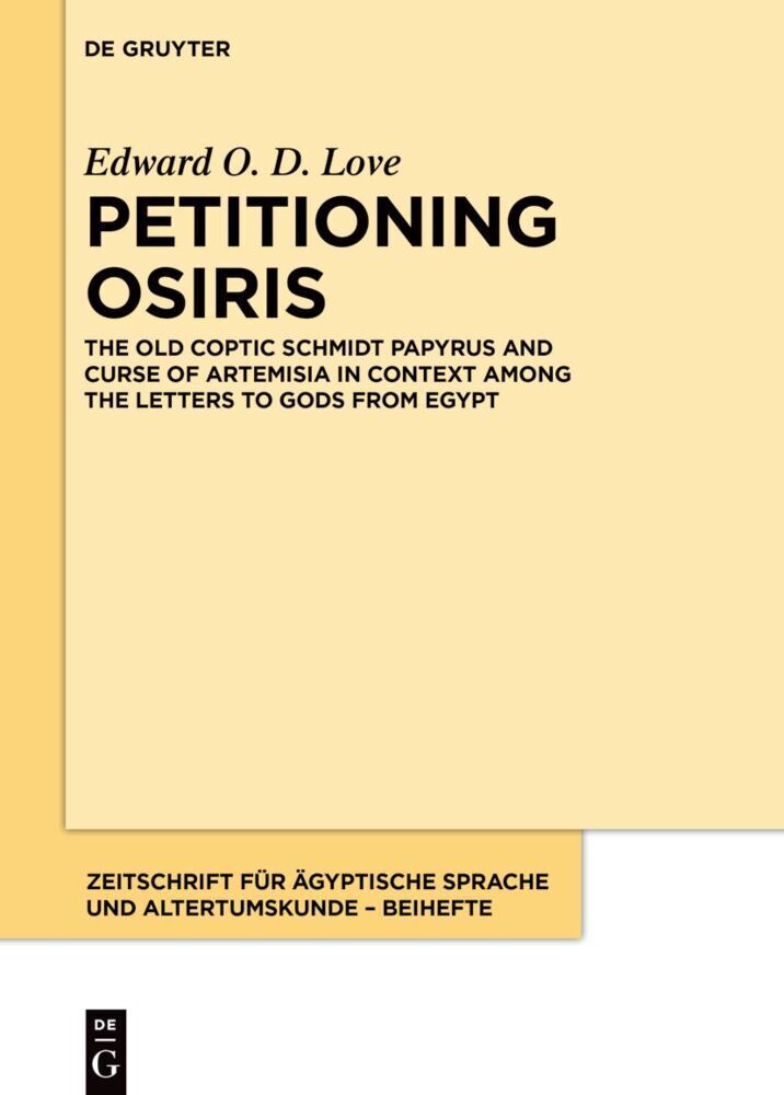 Cover: 9783110997149 | Petitioning Osiris | Edward O. D. Love | Buch | XX | Englisch | 2022