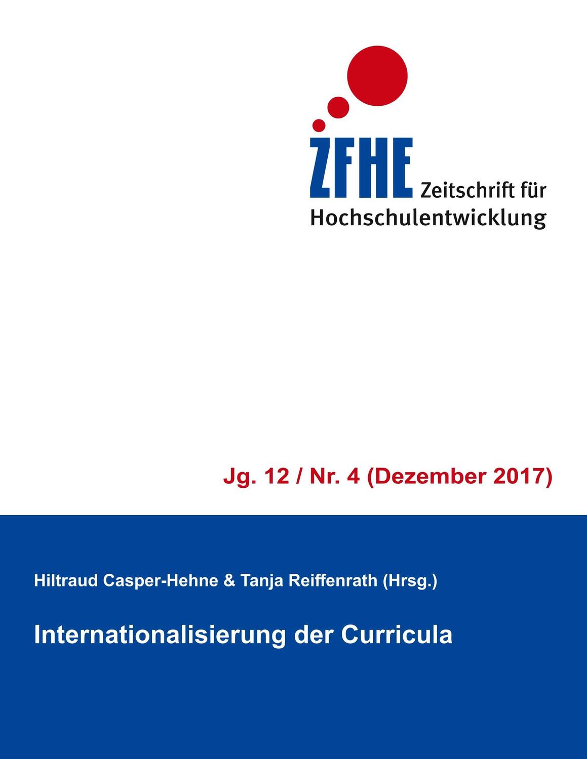 Cover: 9783746061573 | Internationalisierung der Curricula | Hiltraud Casper-Hehne (u. a.)