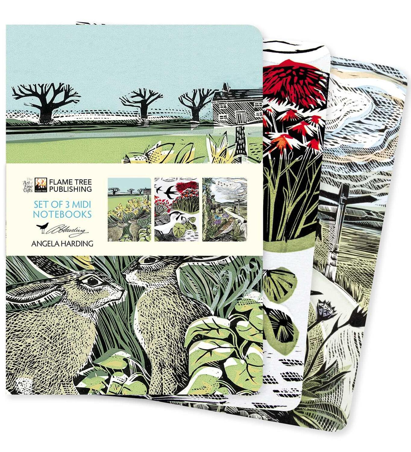 Cover: 9781804173183 | Angela Harding: Landscapes Set of 3 MIDI Notebooks | Buch | 192 S.
