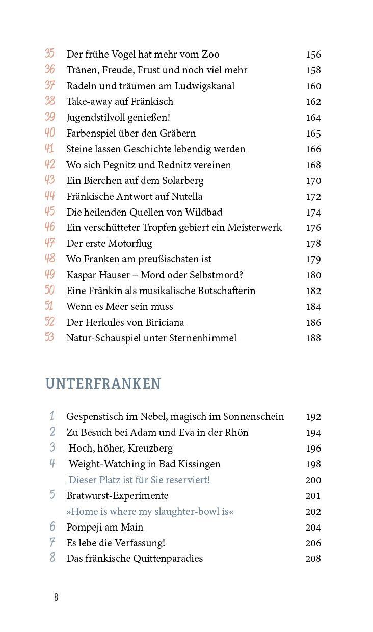 Bild: 9783747203125 | Franken - Wohlfühlorte für Leib und Seele | Freizeitführer | Buch