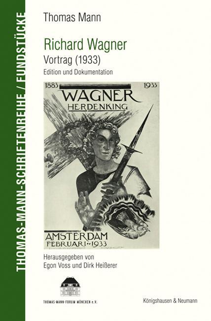 Cover: 9783826061868 | Richard Wagner. Vortrag (1933) | Edition und Dokumentation | Mann