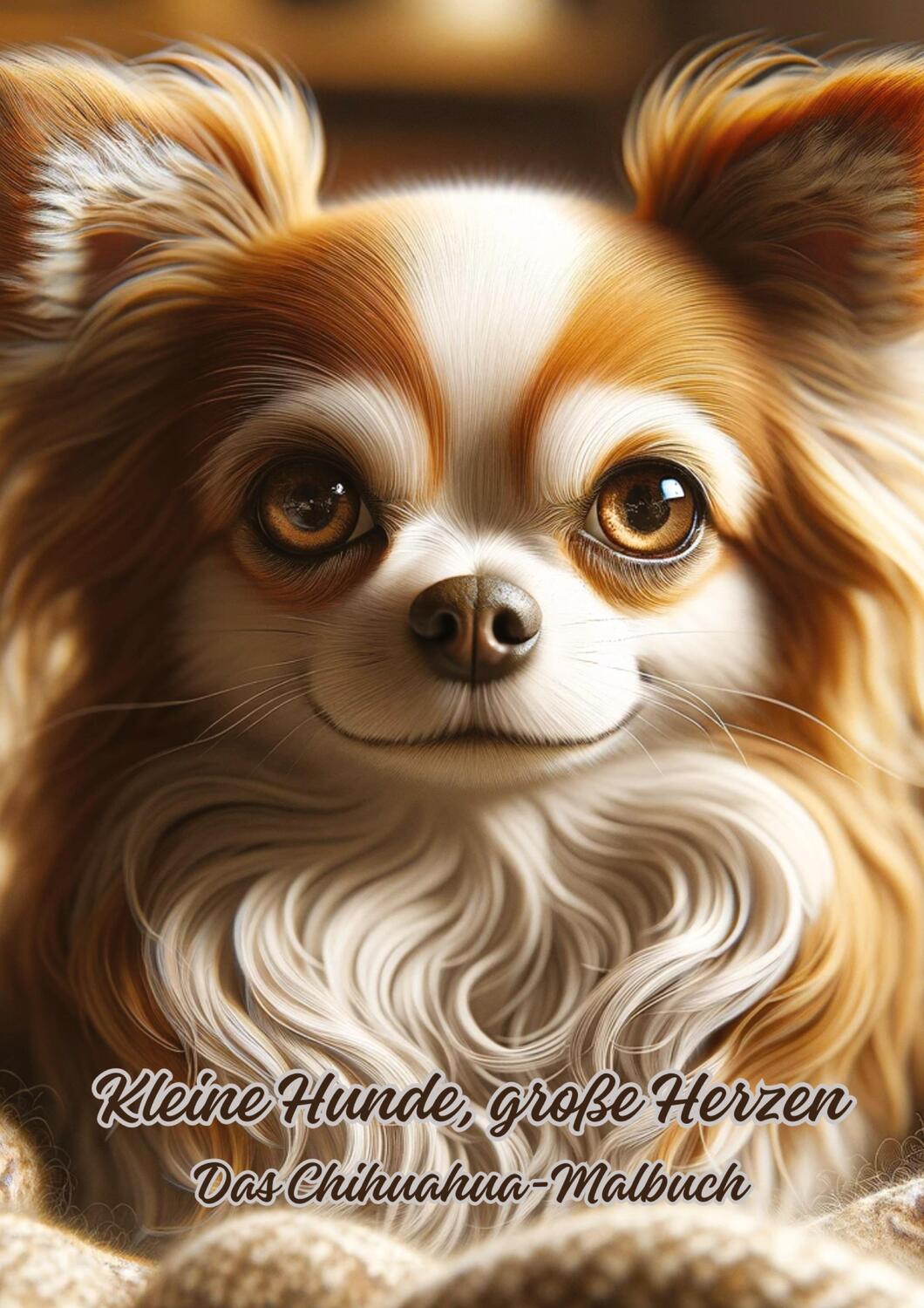 Cover: 9783384089519 | Kleine Hunde, große Herzen | Das Chihuahua-Malbuch | Diana Kluge