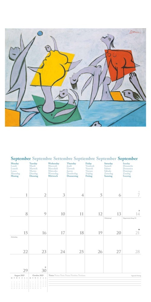 Bild: 4002725994158 | N NEUMANNVERLAGE - Picasso 2025 Broschürenkalender, 30x30cm,...