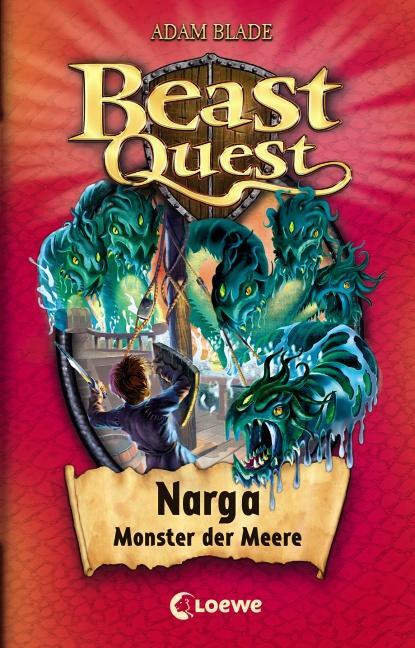 Cover: 9783785571484 | Beast Quest 15. Narga, Monster der Meere | Adam Blade | Buch | Deutsch