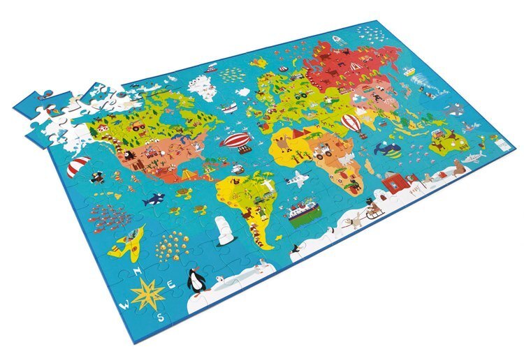 Bild: 5414561810766 | Puzzle XXL Weltkarte (Kinderpuzzle) | Spiel | Deutsch | 2019 | Scratch