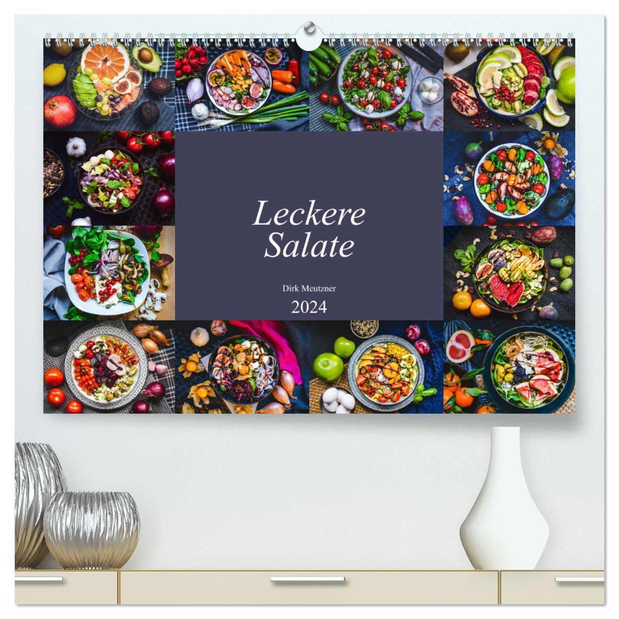 Cover: 9783675938793 | Leckere Salate (hochwertiger Premium Wandkalender 2024 DIN A2...