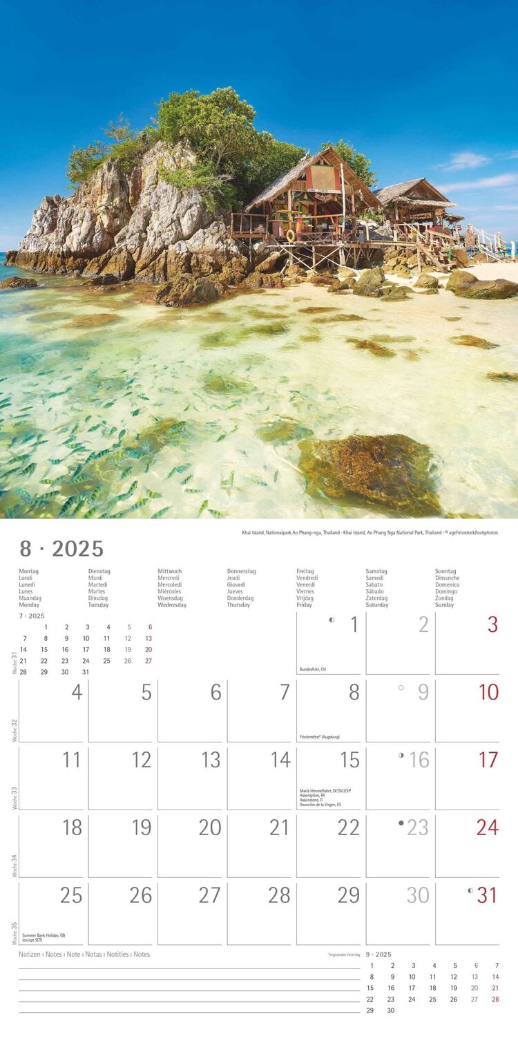 Bild: 4251732340896 | Am Meer 2025 - Broschürenkalender 30x30 cm (30x60 geöffnet) -...