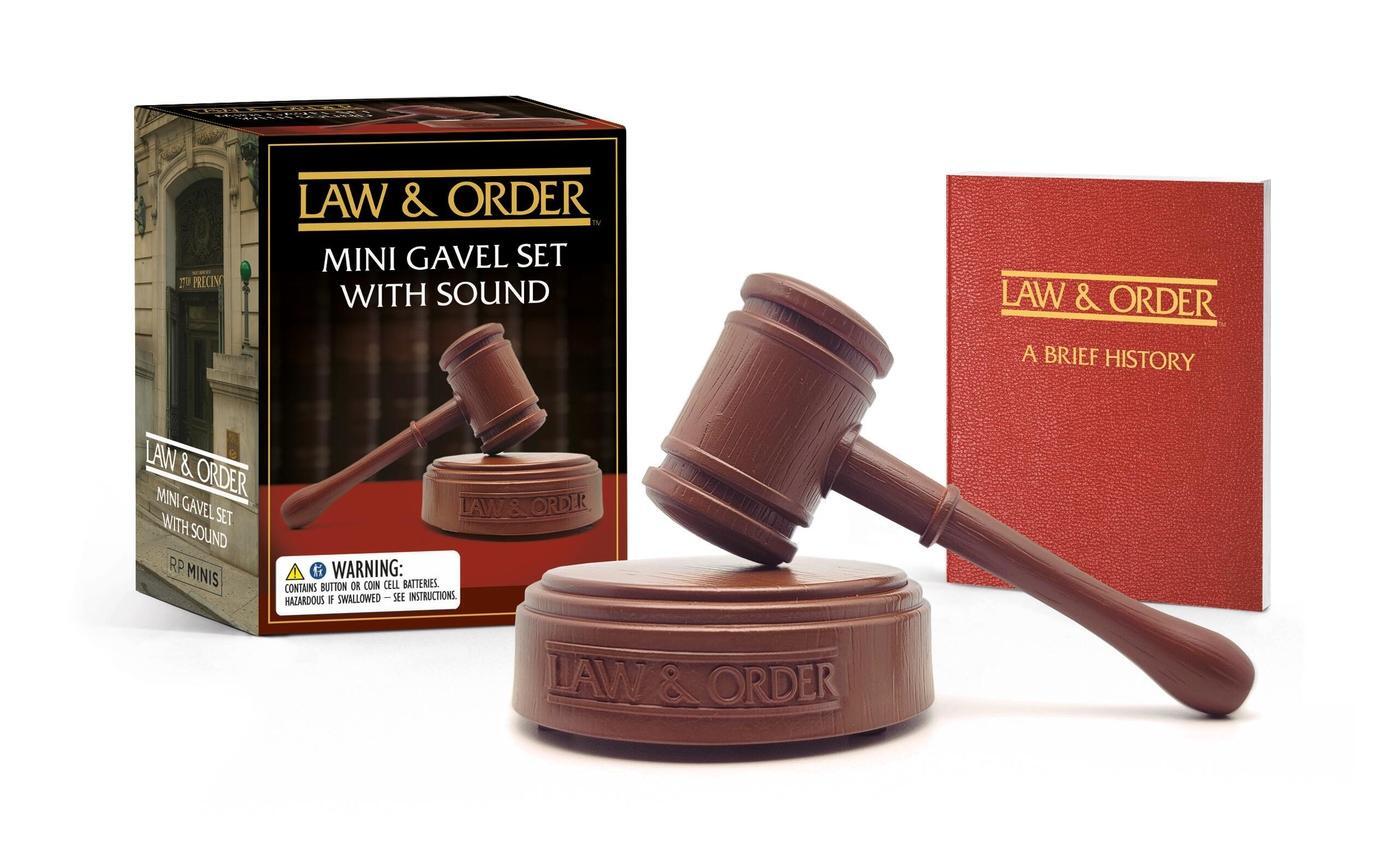 Cover: 9780762482719 | Law &amp; Order: Mini Gavel Set with Sound | RP MINIS | EAN 9780762482719