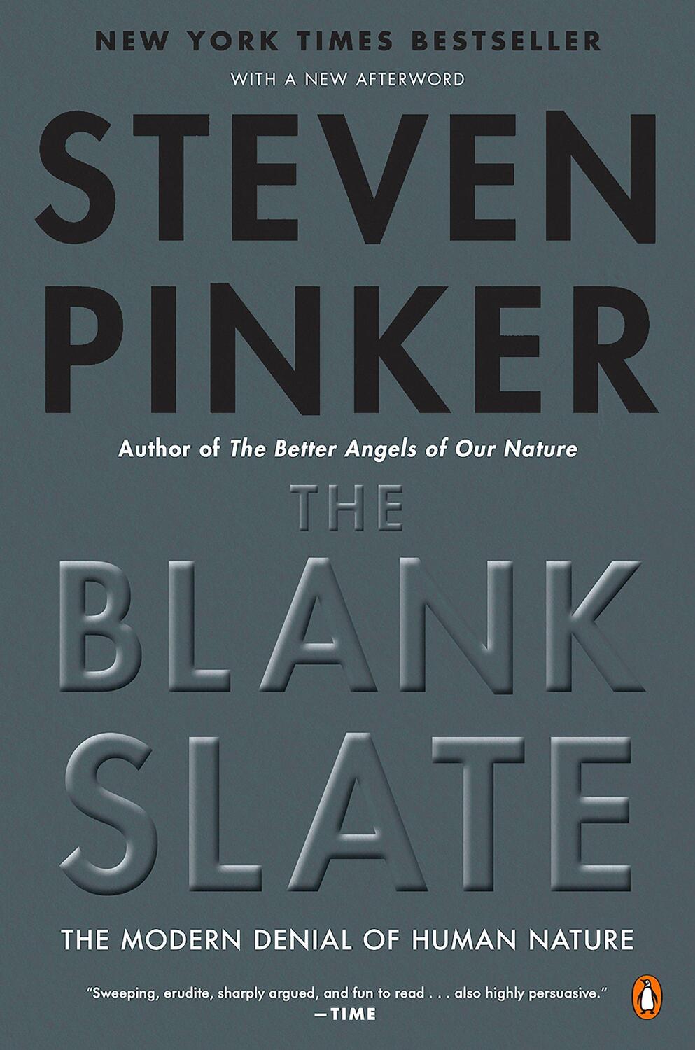 Cover: 9780142003343 | The Blank Slate: The Modern Denial of Human Nature | Steven Pinker