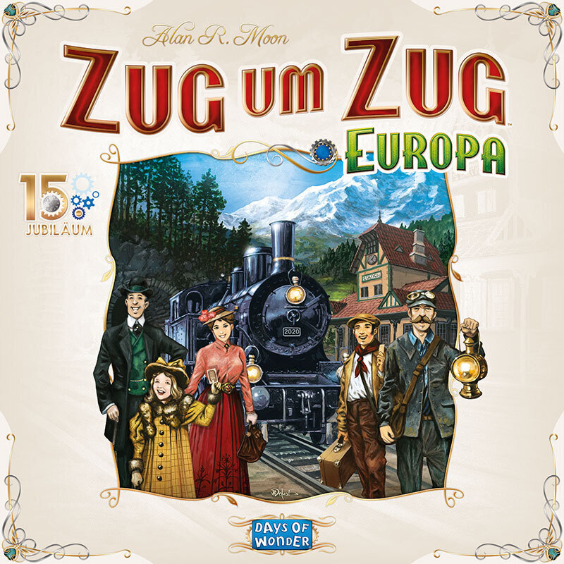 Cover: 824968203330 | Zug um Zug Europa, 15. Jubiläum (Spiel) | Spiel | In Spielebox | 2021