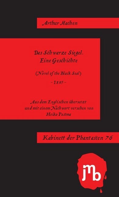Cover: 9783959450027 | Das Schwarze Siegel | Eine Geschichte. Nachwort: Postma, Heiko | Buch