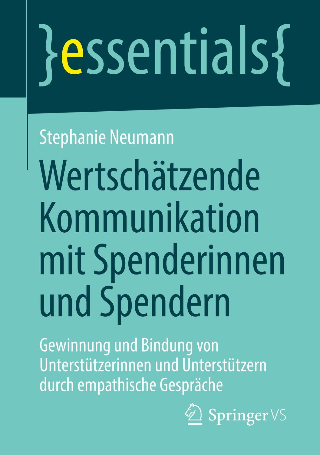 Cover: 9783658295356 | Wertschätzende Kommunikation mit Spenderinnen und Spendern | Neumann
