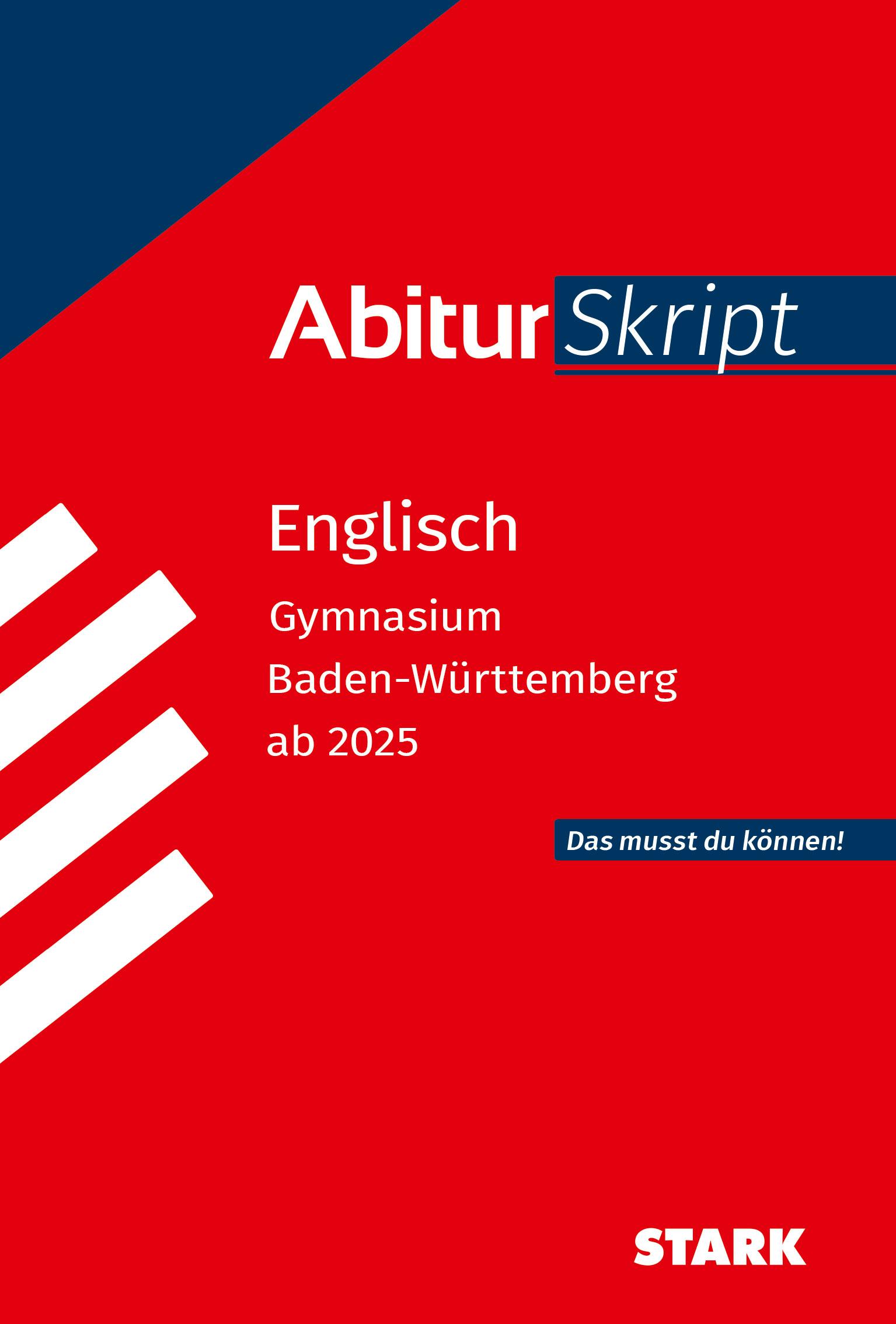 Cover: 9783849059590 | STARK AbiturSkript - Englisch - BaWü ab 2025 | Sonja Corleis | Buch