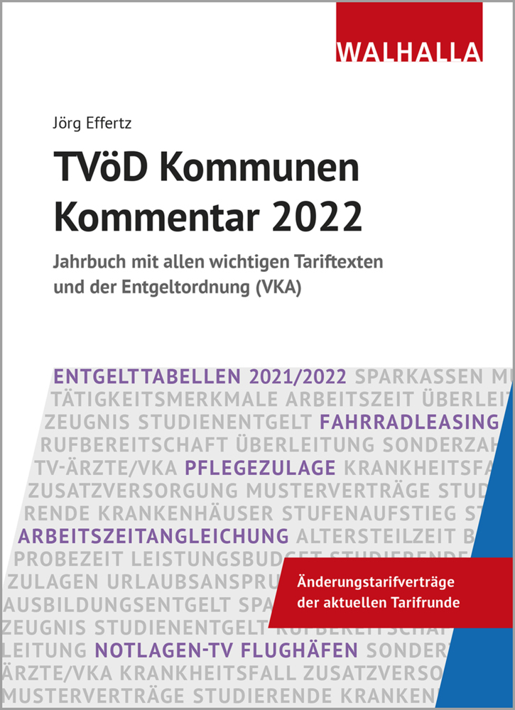Cover: 9783802979163 | TVöD Kommunen Kommentar 2022 | Jörg Effertz | Buch | 2021