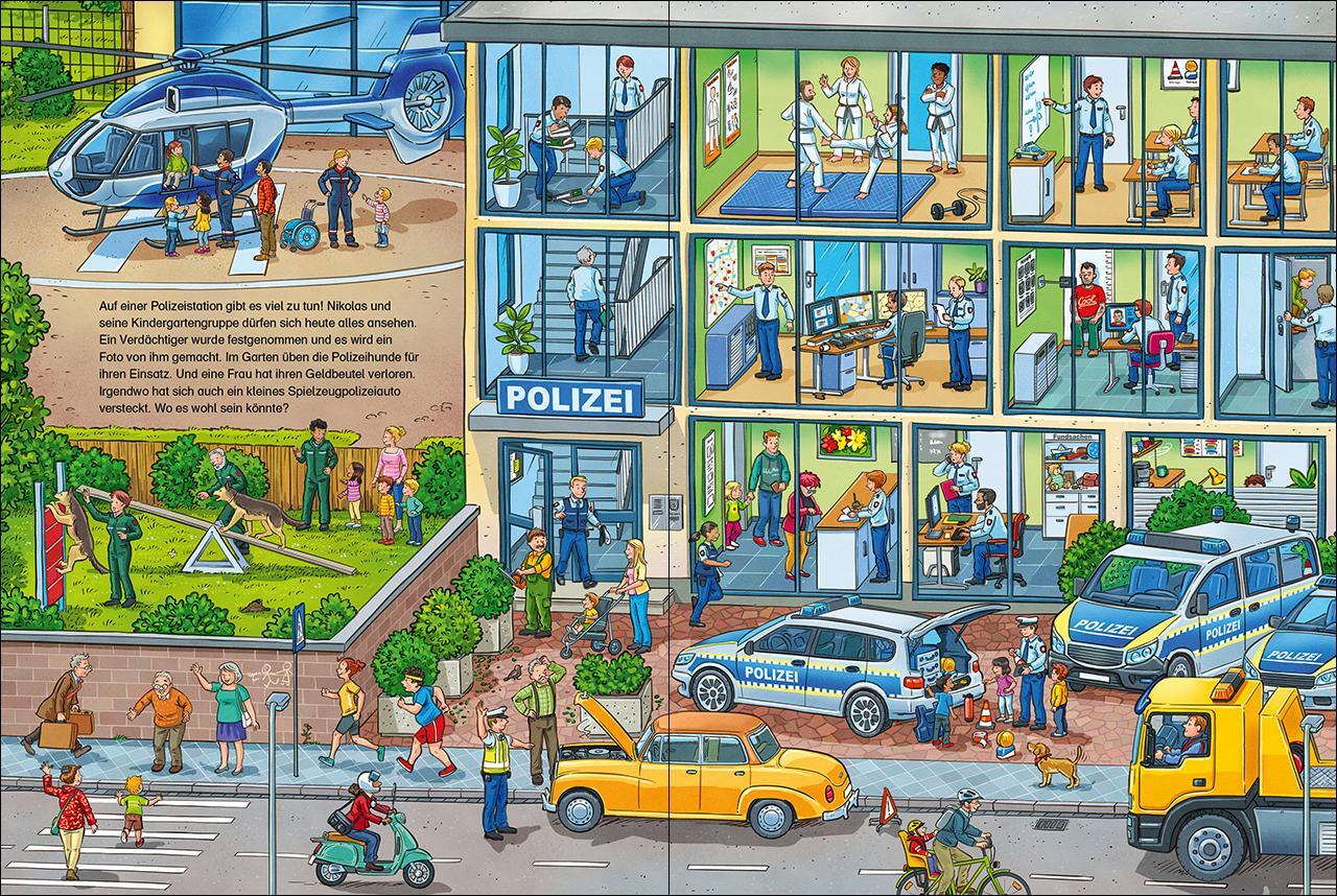 Bild: 9783743200333 | Wo ist das kleine Polizeiauto? | Mein Wimmelbuch | Buch | Deutsch