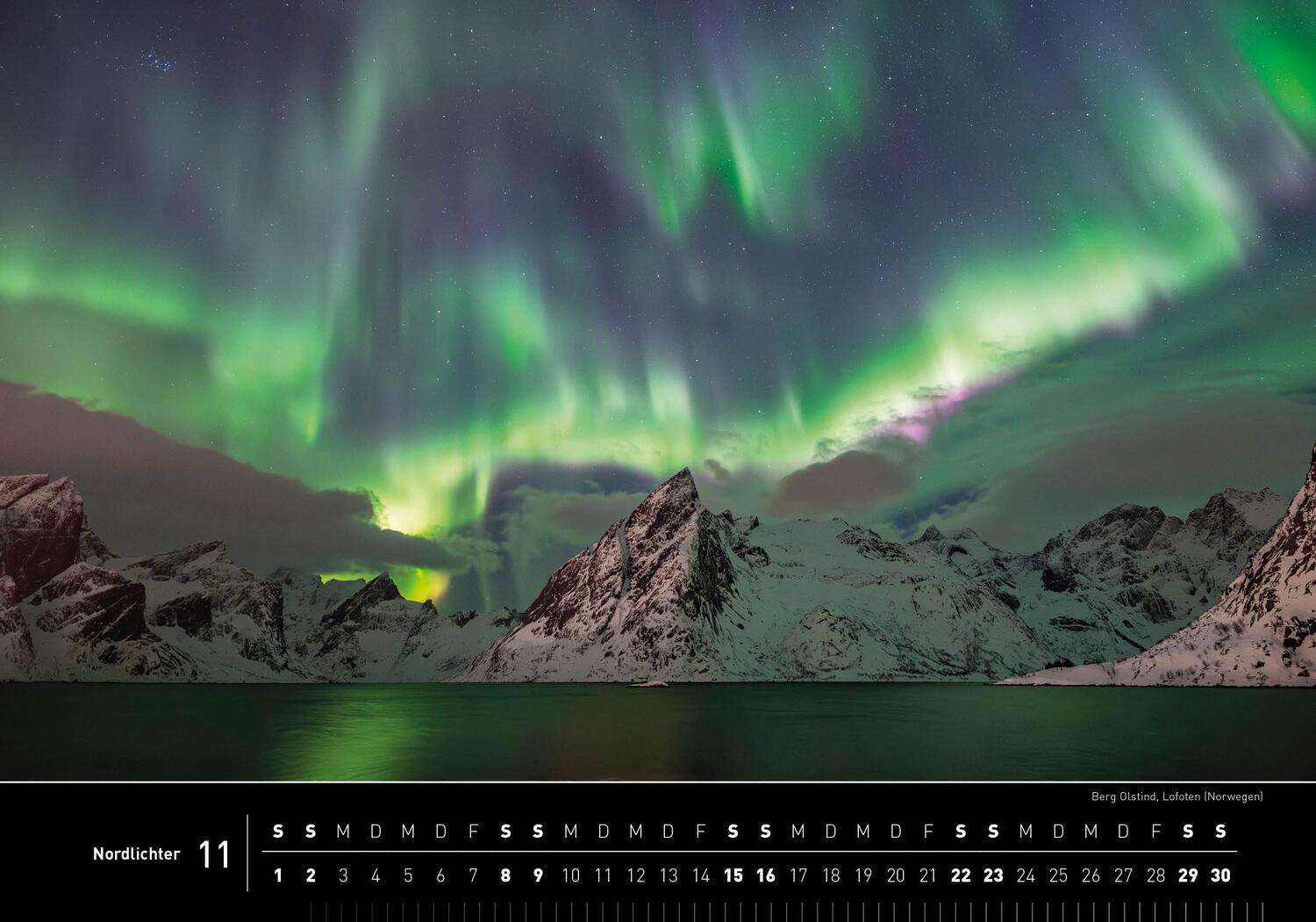 Bild: 9783968555249 | 360° Nordlichter Premiumkalender 2025 | Robert Haasmann | Kalender