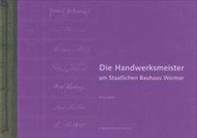 Cover: 9783957730657 | Bauhaus-Alben / Die Handwerksmeister am Staatlichen Bauhaus Weimar