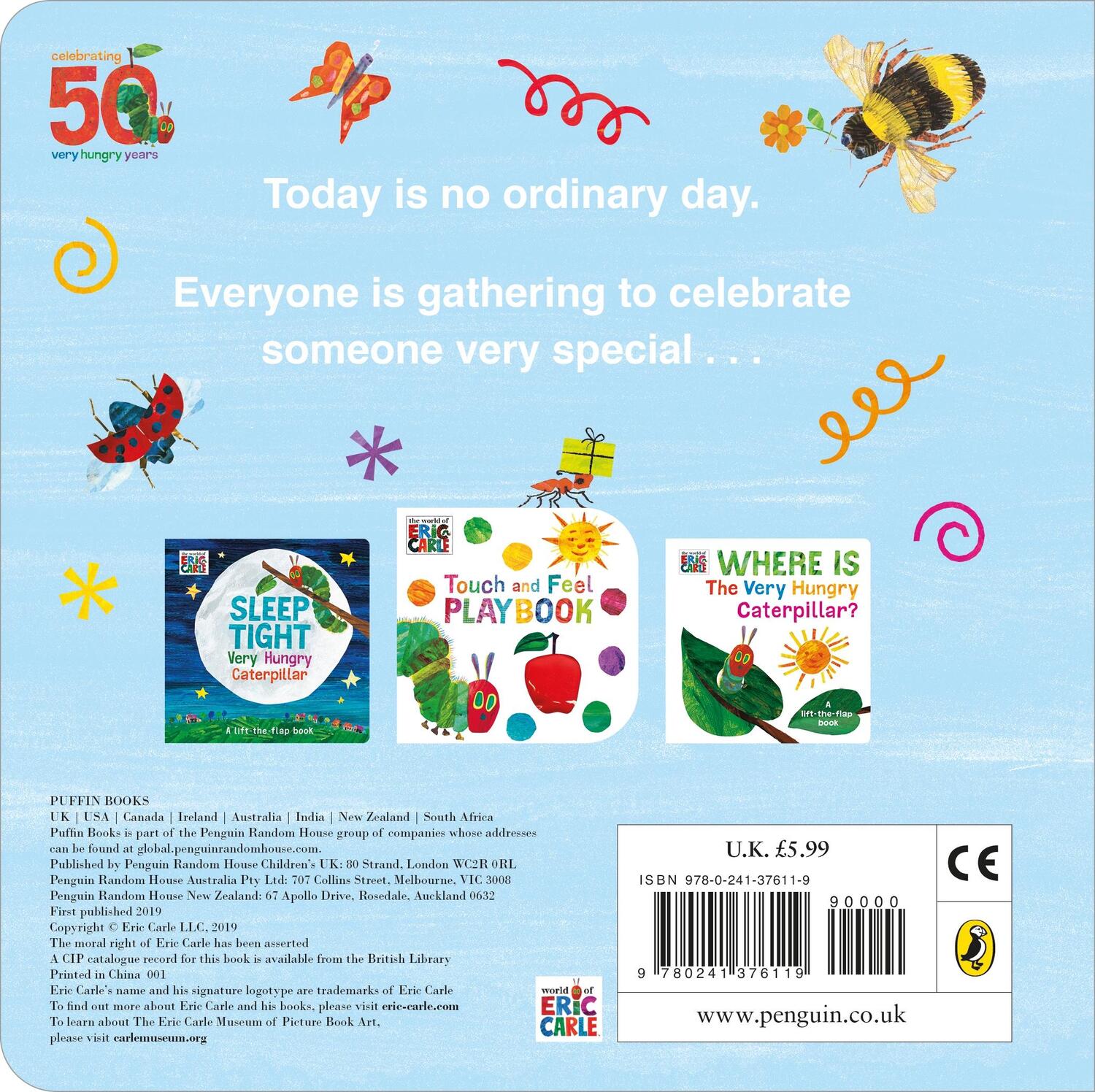 Rückseite: 9780241376119 | The Very Hungry Caterpillar's Birthday Party | Eric Carle | Buch