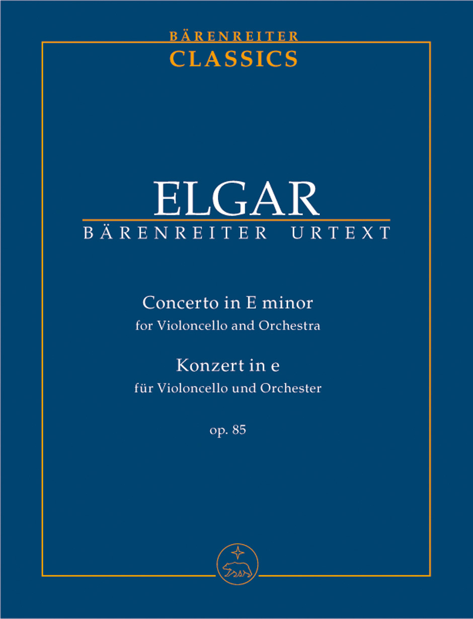 Cover: 9790006204762 | Concert E Op.85 | Violoncello und Klavier | Edward Elgar | Buch