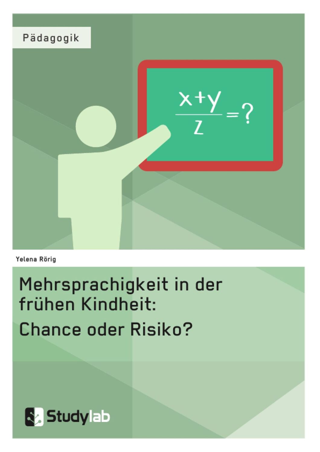 Cover: 9783946458326 | Mehrsprachigkeit in der frühen Kindheit: Chance oder Risiko? | Rörig