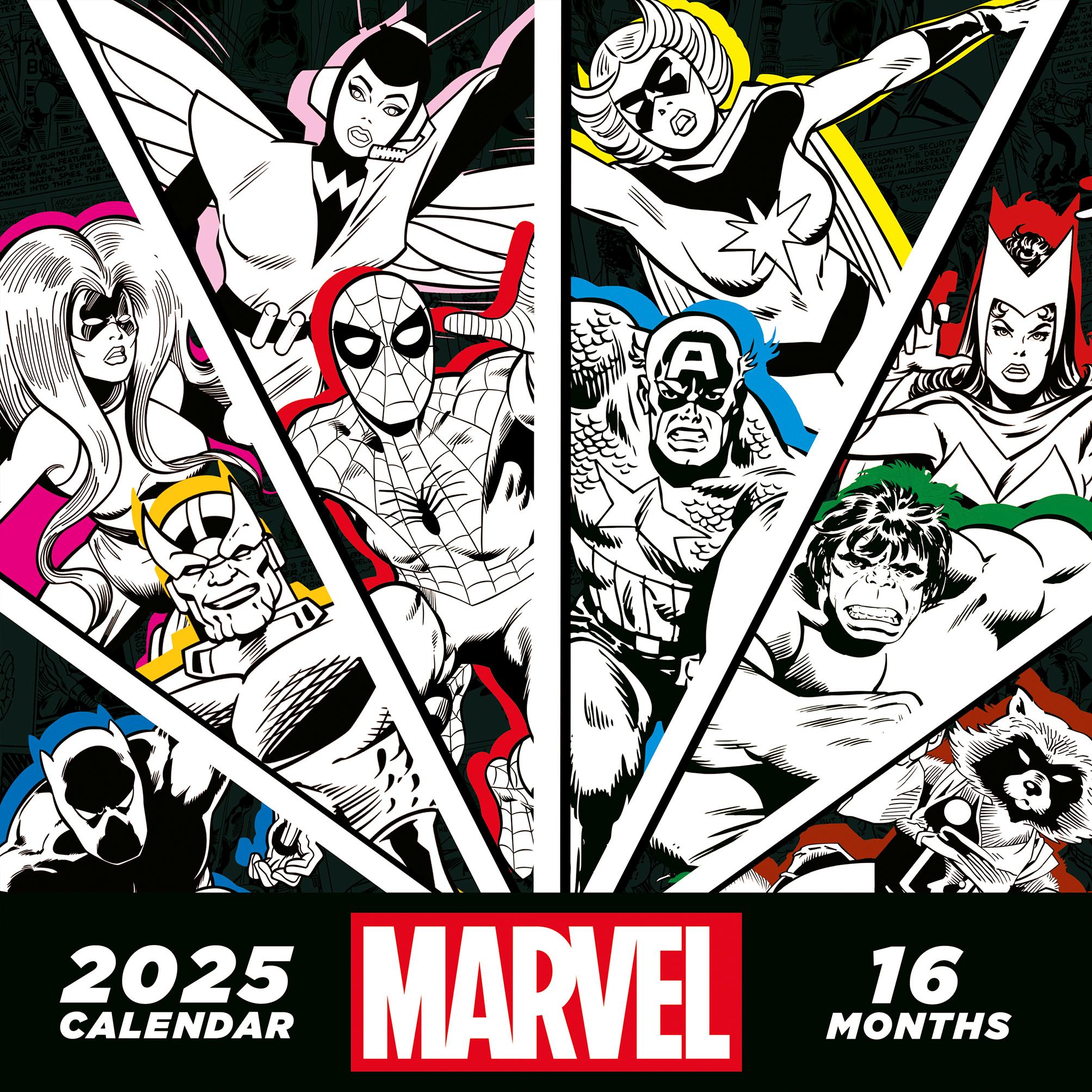 Cover: 9781804231494 | MARVEL 2025 - Broschürenkalender 30x30 | Kalender | 16 S. | Deutsch