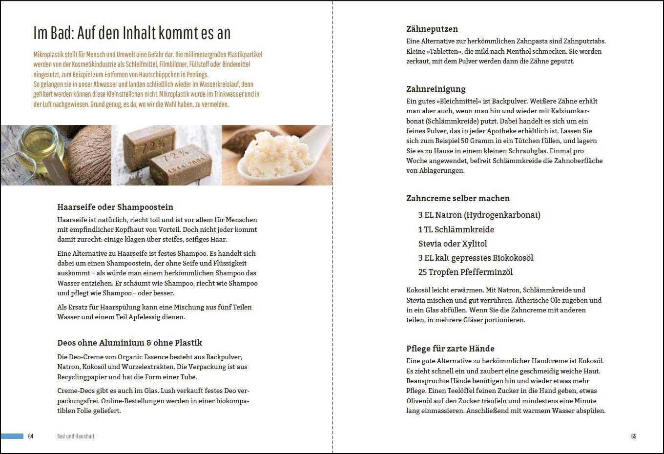 Bild: 9783865817846 | Besser leben ohne Plastik | Tipps und Rezepte, wie es anders geht