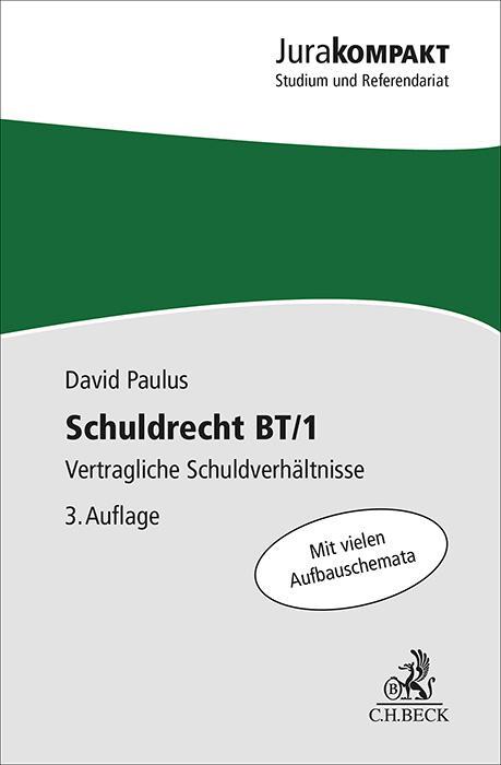 Cover: 9783406810992 | Schuldrecht BT/1 | Vertragliche Schuldverhältnisse | David Paulus | XX