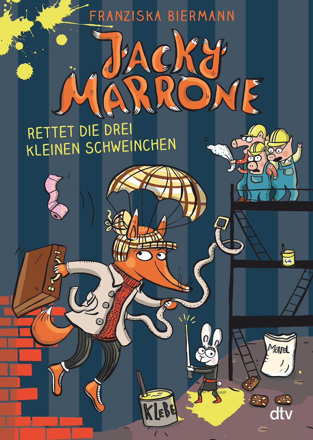 Cover: 9783423762410 | Jacky Marrone rettet die drei kleinen Schweinchen | Franziska Biermann