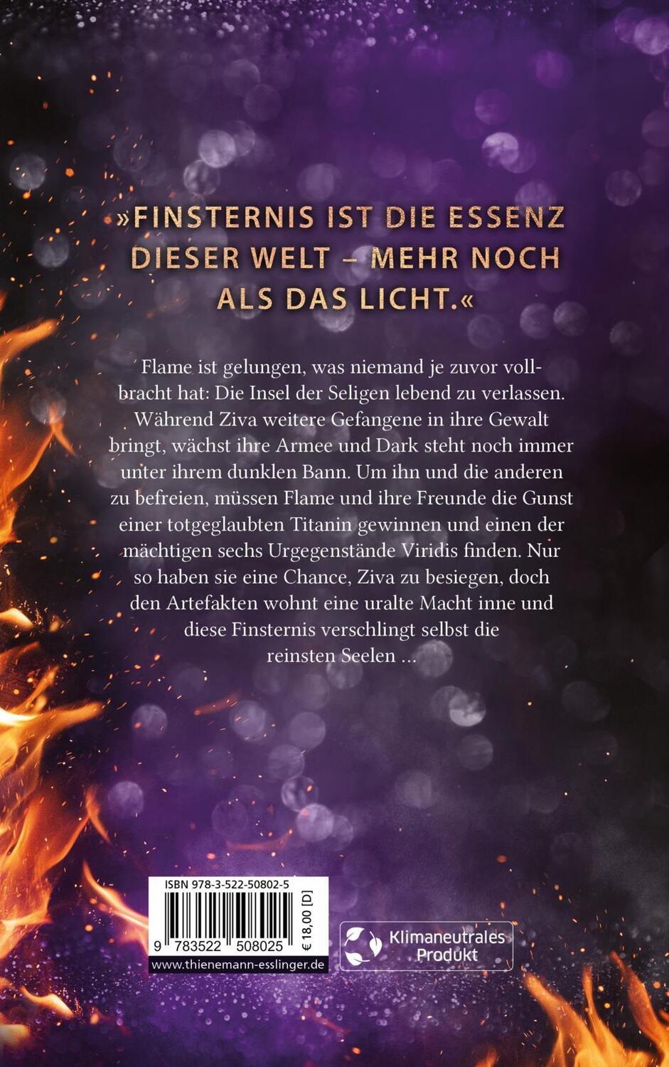 Rückseite: 9783522508025 | Flame 5: Sonnentod und Sternensturz | Henriette Dzeik | Taschenbuch