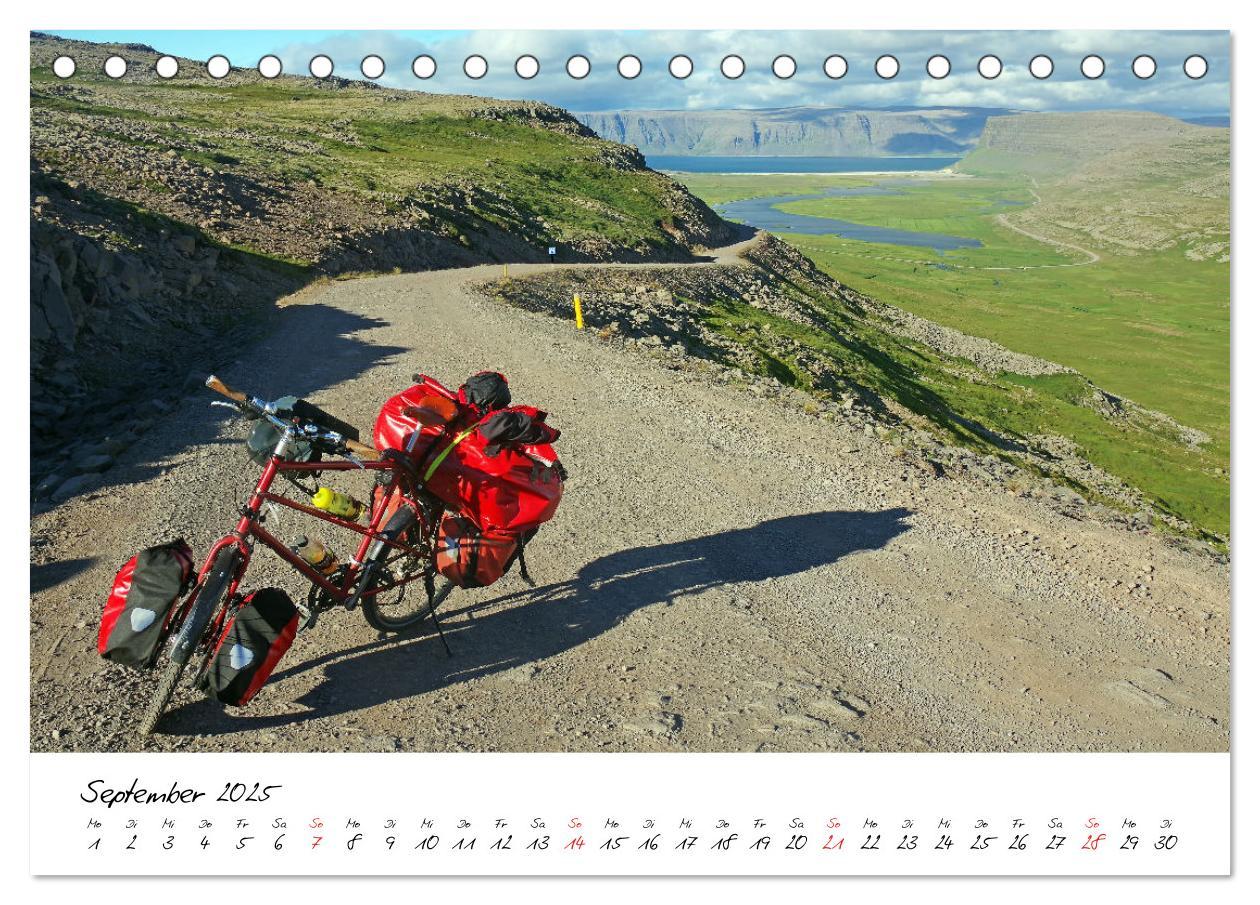 Bild: 9783435551194 | Abenteuer Radreisen (Tischkalender 2025 DIN A5 quer), CALVENDO...