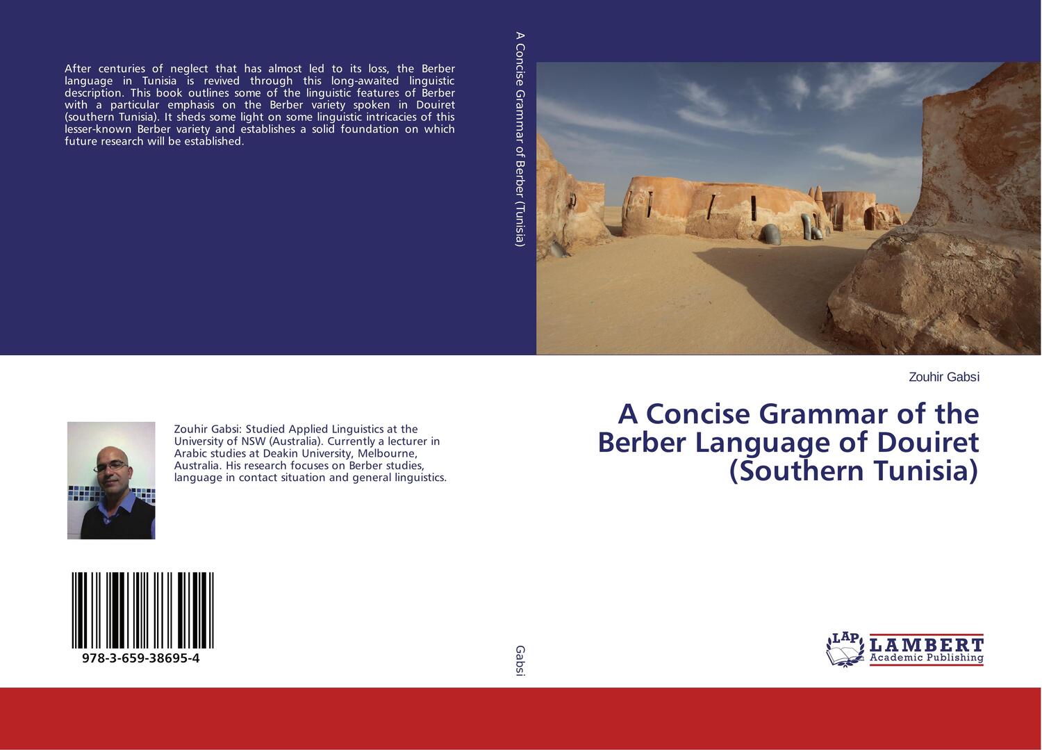 Cover: 9783659386954 | A Concise Grammar of the Berber Language of Douiret (Southern Tunisia)