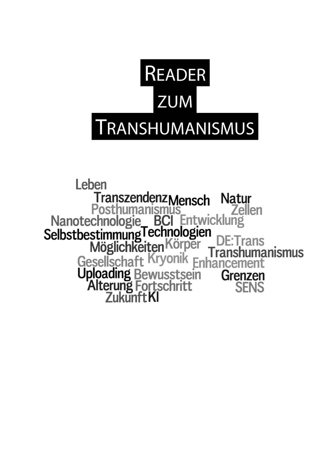 Cover: 9783732284436 | Reader zum Transhumanismus | Miriam J. S. Leis (u. a.) | Taschenbuch
