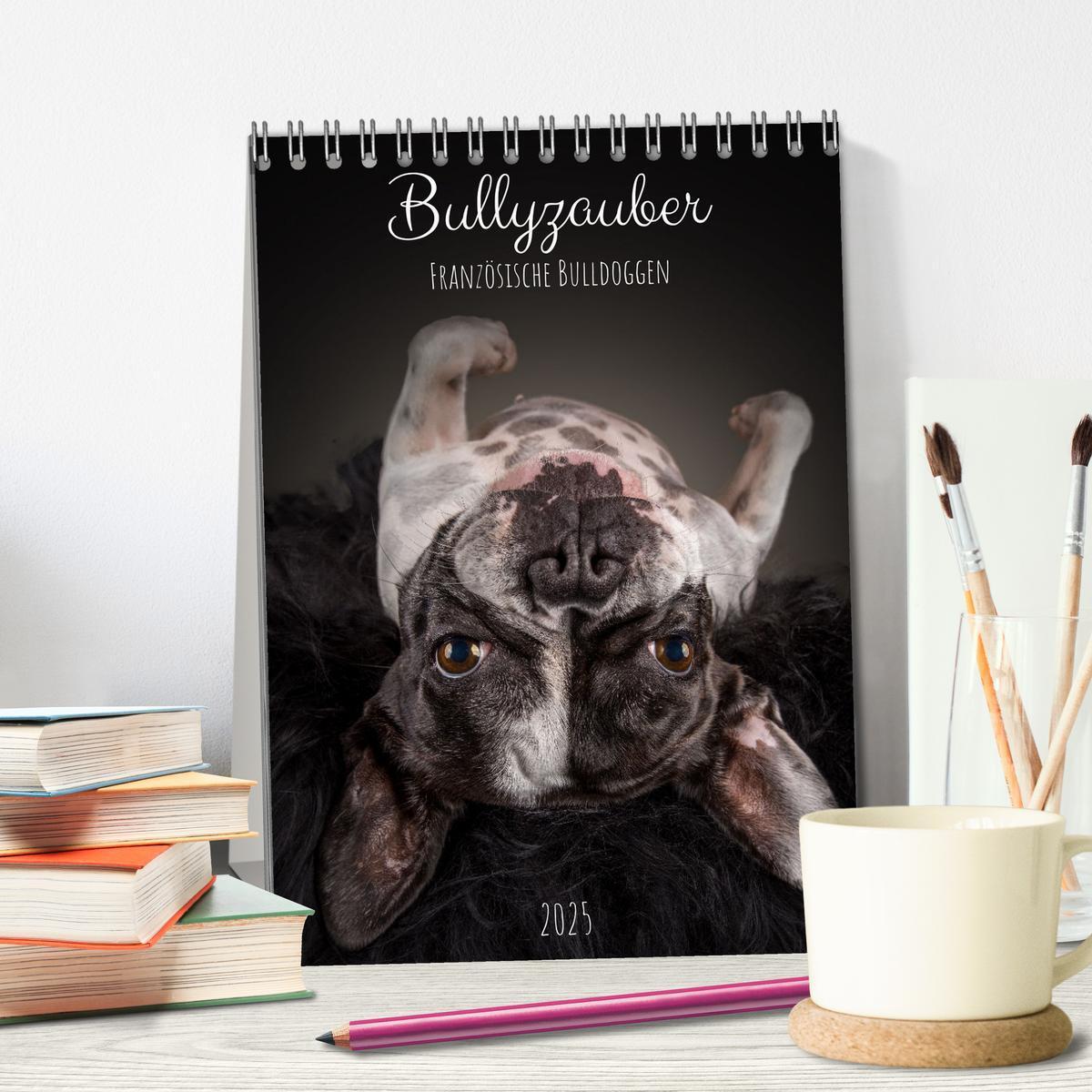 Bild: 9783435906413 | Bullyzauber - Französische Bulldoggen (Tischkalender 2025 DIN A5...