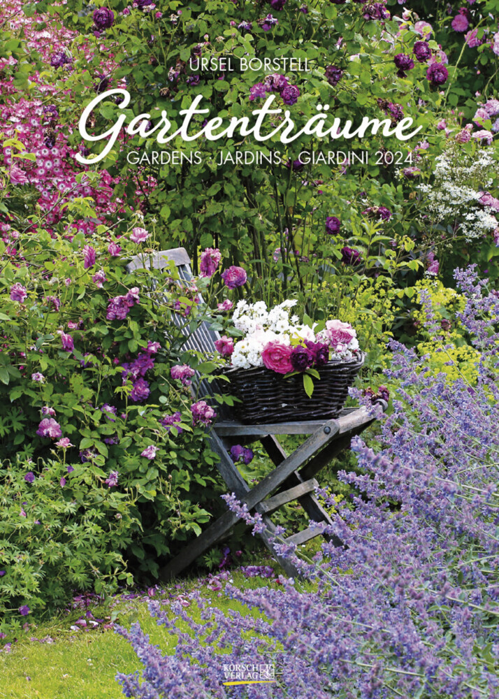 Cover: 9783731868934 | Gartenträume 2024 | Korsch Verlag | Kalender | Spiralbindung | 13 S.