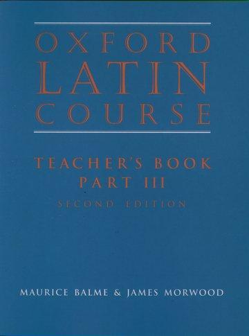 Cover: 9780199122325 | Balme, M: Oxford Latin Course:: Part III: Teacher's Book | Balme