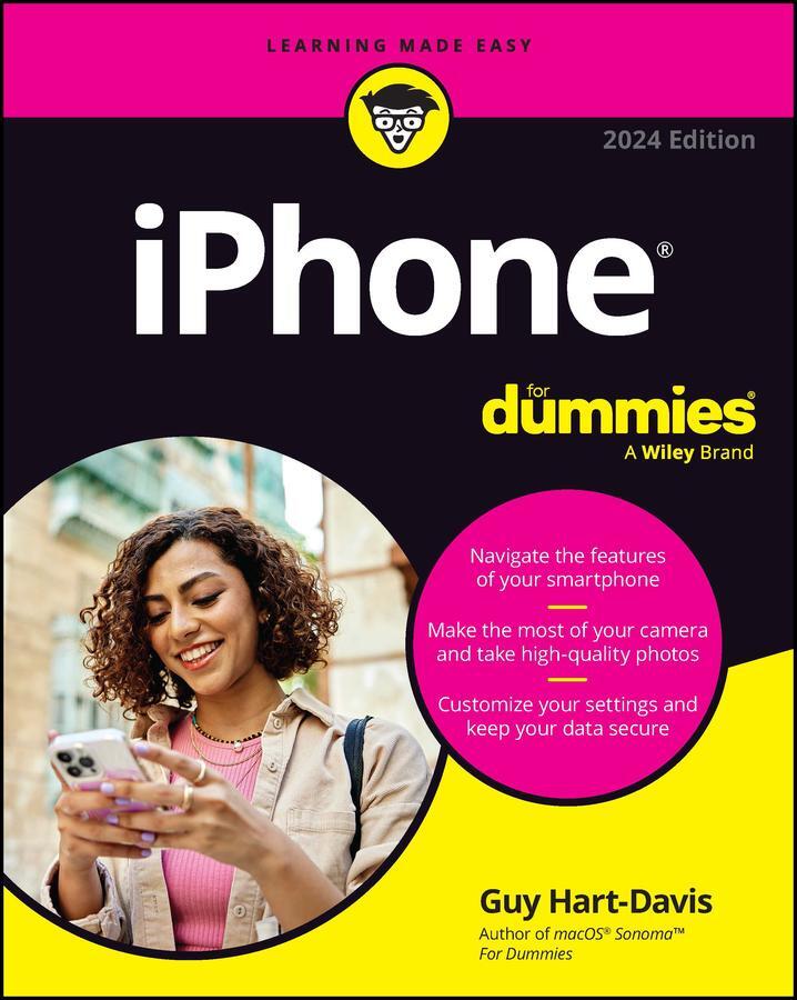 Cover: 9781394221646 | iPhone For Dummies | 2024 Edition | Guy Hart-Davis | Taschenbuch