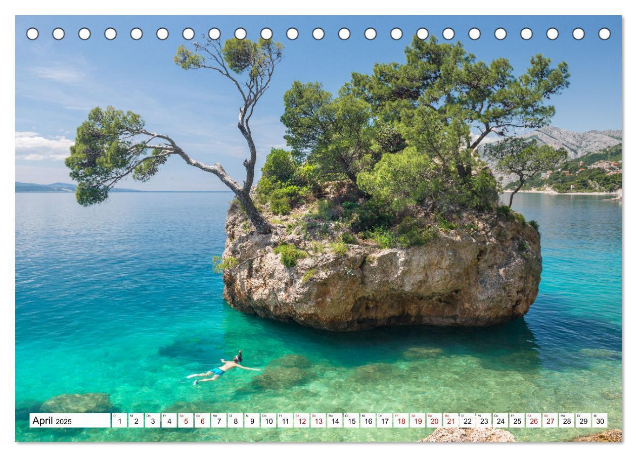 Bild: 9783383791710 | Kroatien - Perle des Balkans (Tischkalender 2025 DIN A5 quer),...